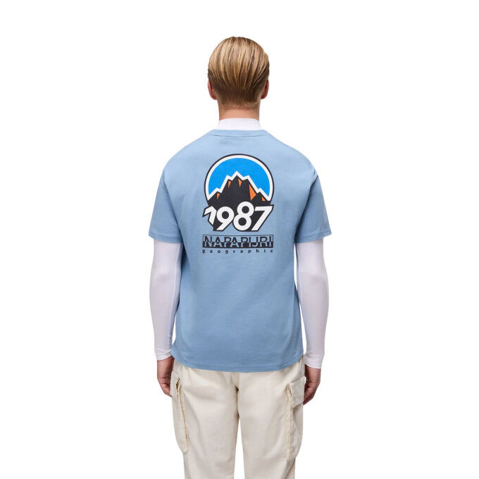 T-shirt da uomo Napapijri Montepiana: stile outdoor e comfort quotidiano