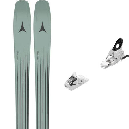 Pack de esquís Atomic MAVERICK 86 C Sage/Black + fijaciones : Color - SAGE/BLACK, Talla de esquí - 172