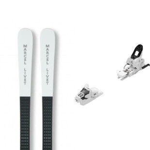 Pack de skis Marcel Livet LIGHT 83 + fix : Couleur - Unicolor, Taille des skis - 160