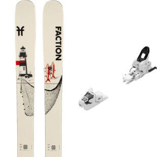Pack de esquís Faction PRODIGY 2 CAPSULE + fijaciones : Color - Blanco, Talla de esquí - 183