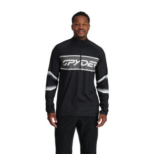 Spyder PREMIER ZIP T-NECK – Men's technical stretch pullover