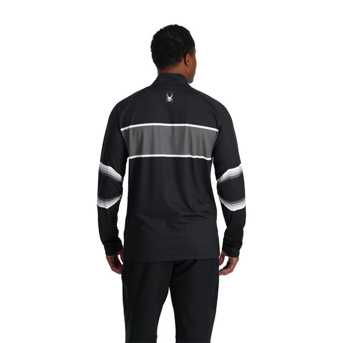 Spyder PREMIER ZIP T-NECK – Jersey técnico elástico para hombre