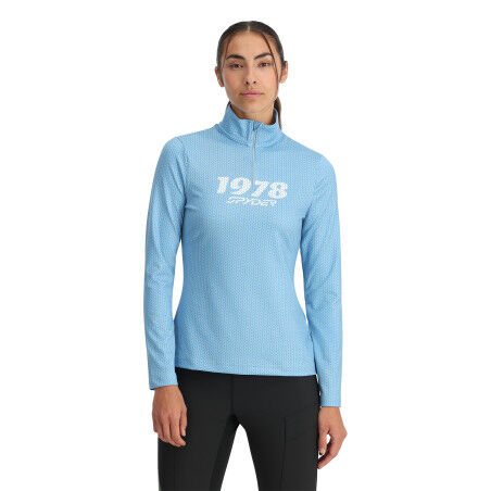Spyder VIVID – Women's moisture-wicking and stretchy half-zip T-shirt