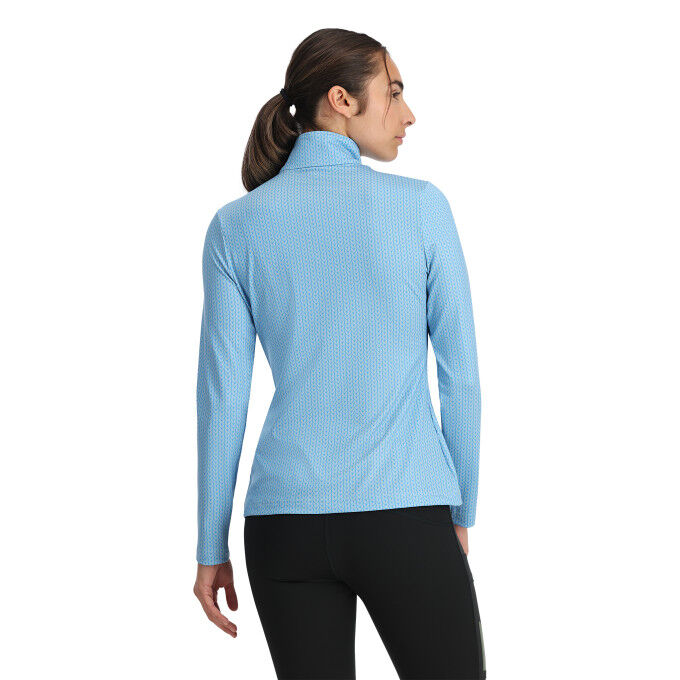 Spyder VIVID – Women's moisture-wicking and stretchy half-zip T-shirt