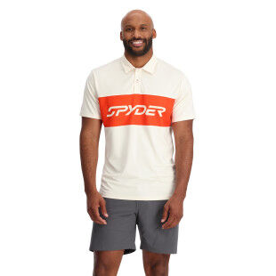 Spyder OLSON SS POLO – Technical polo shirt made from recycled polyester with UPF 50