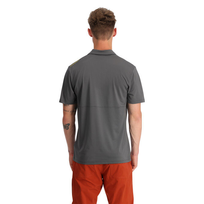 Spyder OLSON SS POLO – Polo technique en polyester recyclé UPF 50