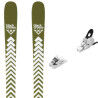 Set da sci Black Crows SATO + attacchi : Colore - Olivo, Dimensioni dello sci - 173