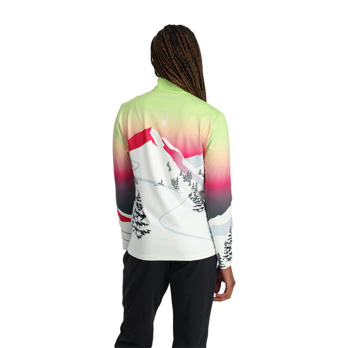 Spyder SUNSET Zip T-Neck Damen – Technisches und stylisches Oberteil