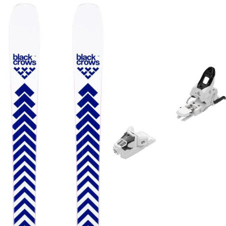 Skiset Black Crows SERPO + Bindung : Farbe - Blue, Größe der Skier - 174