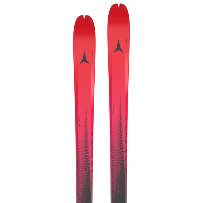 Esquís Atomic BACKLAND 65 UL + SKIN 65 RED: esquís ultraligeros para esquí de travesía.