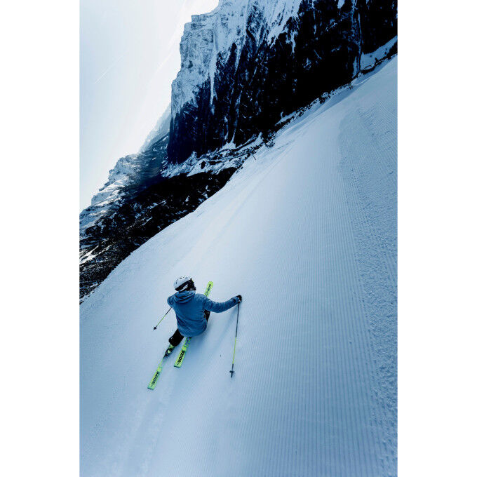 Pack Fischer RC4 NOIZE ST Yellow Superflex + Z12 GW – Ski de piste précis