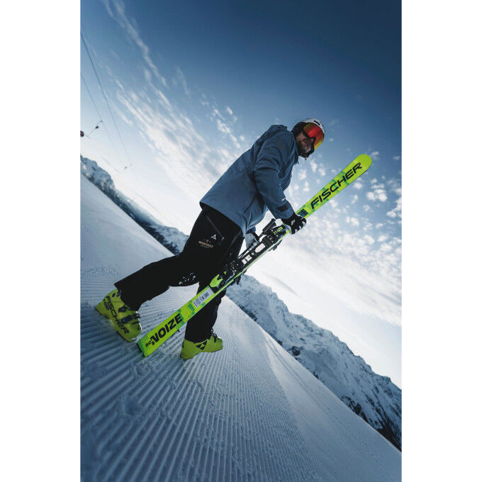 Pack Fischer RC4 NOIZE ST Yellow Superflex + Z12 GW – Präziser Pistenski