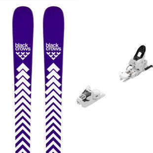 Set da ski Black Crows SATO BIRDIE + attacchi : Colore - DEEPPURPLE, Dimensioni dello sci - 161