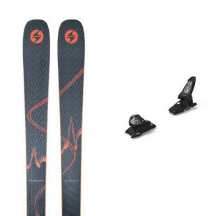 Pack de skis Blizzard ANOMALY 88 + fix : Couleur - BLEU/ORANGE, Taille des skis - 170