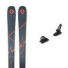 Packung Blizzard ANOMALY 88 Skier + Bindung : Farbe - BLAU/ORANGE, Größe der Skier - 170