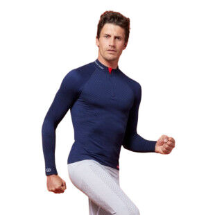 Camiseta con cuello con cremallera DAMART SPORT Thermolactyl Energy 3 Hombre