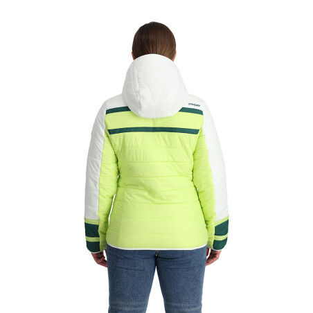 Spyder ETHOS: chaqueta de esquí aislante para mujer fabricada en nailon reciclado