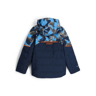Spyder Impulse: chaqueta con capucha para niño, cálida y técnica