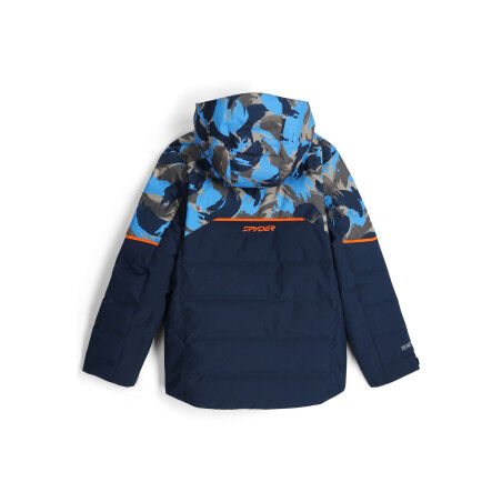 Spyder Impulse: chaqueta con capucha para niño, cálida y técnica