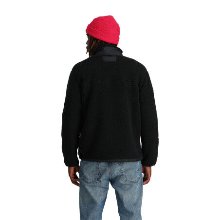 Spyder SHERMANN – Giacca in pile Sherpa da uomo calda ed elegante