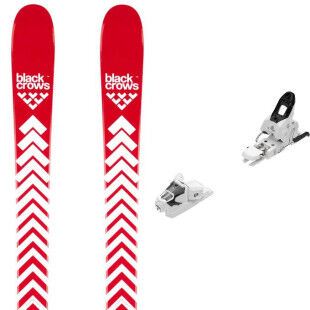 Pack de skis Black Crows CAMOX + fix : Couleur - Red, Taille des skis - 182