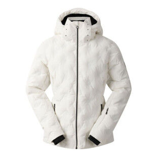 Chaqueta de esquí para mujer Dare2B Enfold Egret: elegancia y rendimiento en las pistas