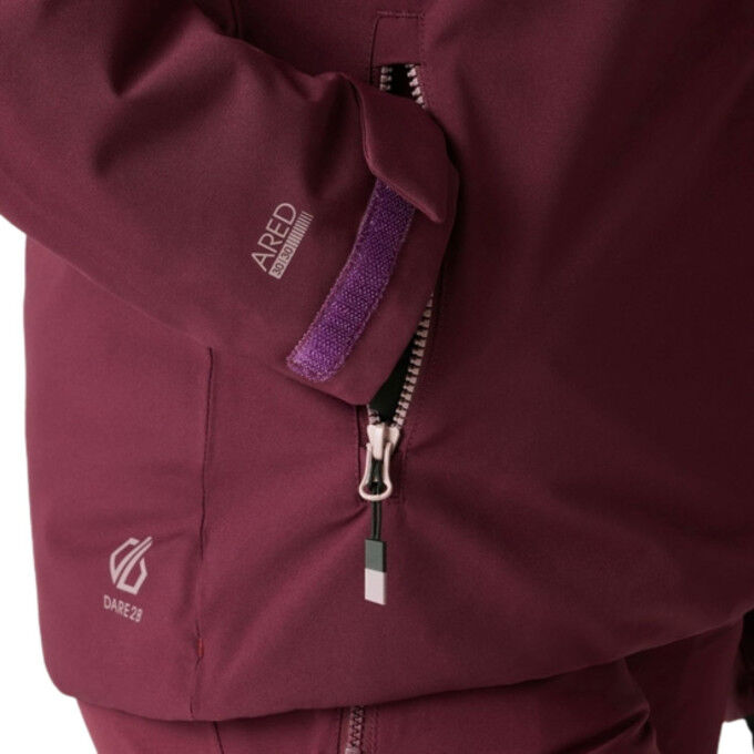 Dare2B Iced Heather/Fig Women's Ski Jacket: protection, warmth, and freedom