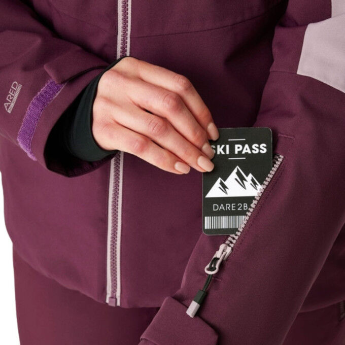 Dare2B Iced Heather/Fig Women's Ski Jacket: protection, warmth, and freedom