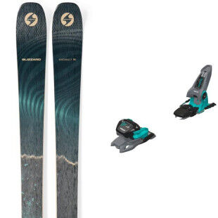 Skiset Blizzard ANOMALY 94 + Bindung : Farbe - VERT/OR, Größe der Skier - 182