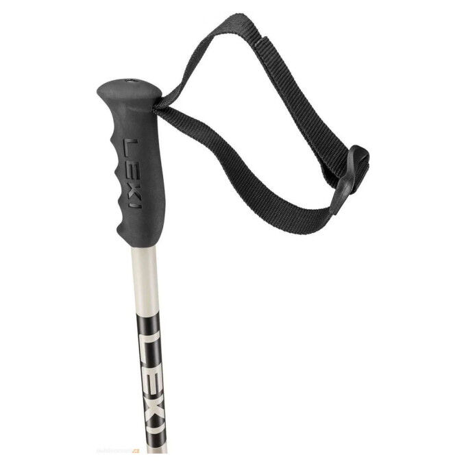 LEKI SWTCH ski pole - WARM GREY LIGHT-WARM GREY DARK-BLACK