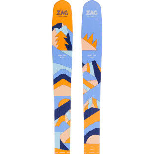 Zag SLAP 104 LITE 182 Skis + Skins – Lightweight, playful, and ready for adventure