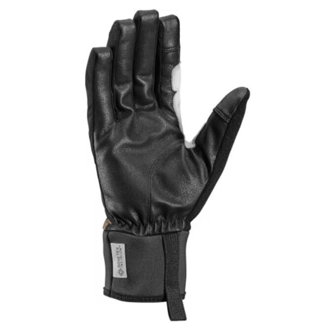 LEKI Montera Storm ski gloves - BLACK-WHITE-BROWN