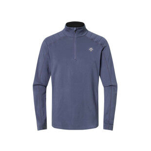 Felpa con zip a 1/2 uomo Descente: comfort e stile retrò