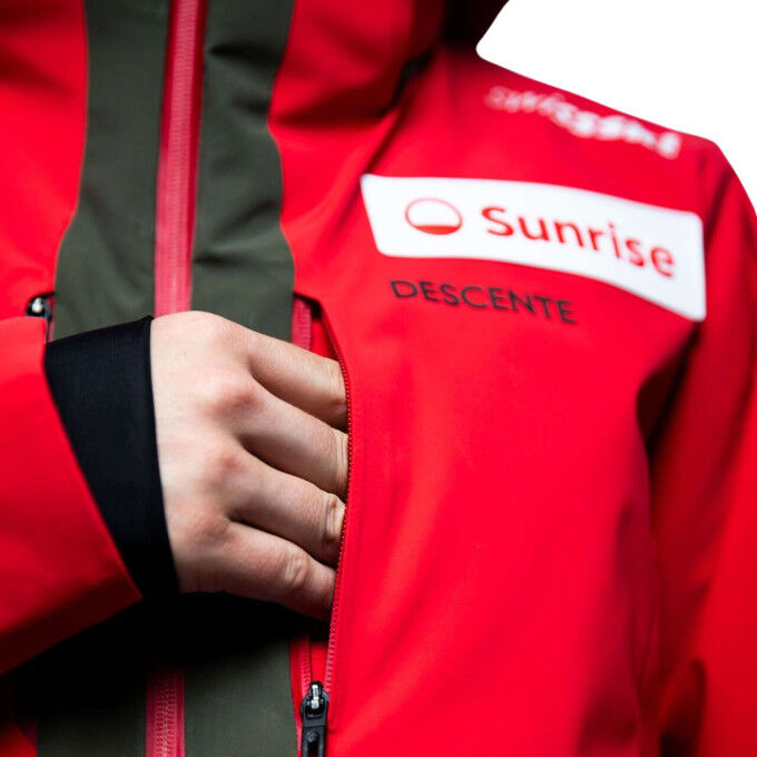 Giacca da sci da uomo Descente Swiss Team: prestazioni e comfort eccezionali