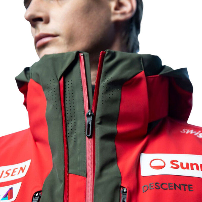 Giacca da sci da uomo Descente Swiss Team: prestazioni e comfort eccezionali