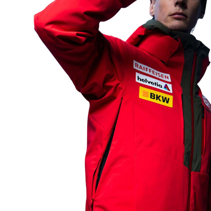 Chaqueta de esquí para hombre Descente Swiss Team: rendimiento y comodidad extremos