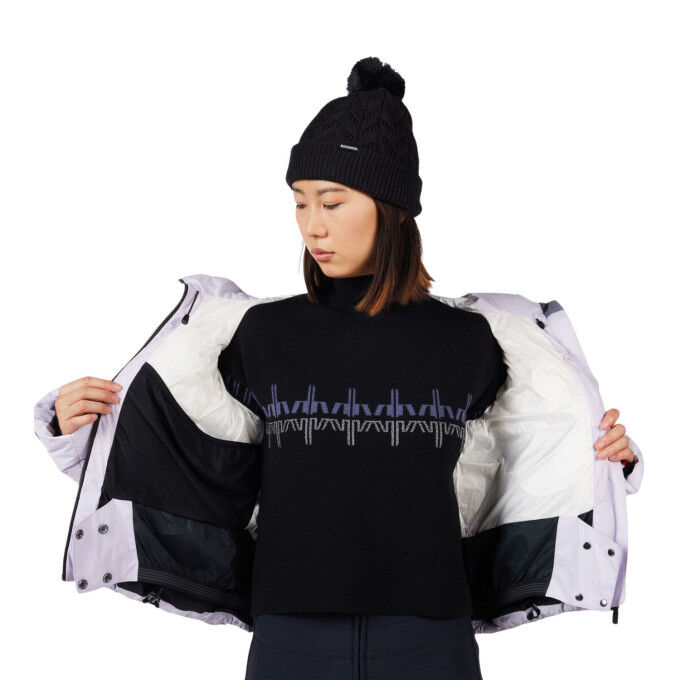 Rossignol Daille Galactic Lilac: the warm and high-performance ski jacket