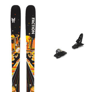 Faction PRODIGY 2 ski package + bindings : Colour - Black, Ski size - 177