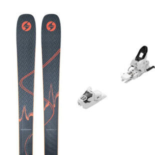 Pack de skis Blizzard ANOMALY 88 + fix : Couleur - BLEU/ORANGE, Taille des skis - 182