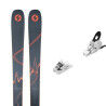 Pack of Blizzard ANOMALY 88 skis + binding : Colour - BLUE/ORANGE, Ski size - 182