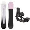 Salomon BLISS snowboard pack + binding : Colour - Black/Pink, Ski size - 148