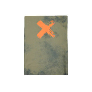 Watts Fox Olive Tie & Dye Neck Warmer: Lightweight warmth & PHANTOM style