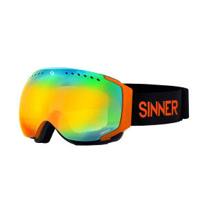 Masque de ski Sinner Emerald Orange : style et performance sur les pistes