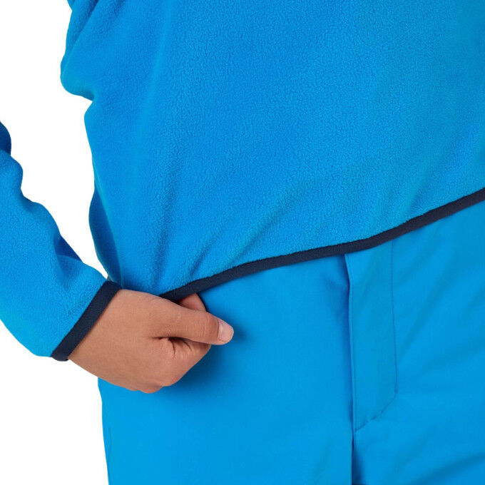 Rossignol Strawpile: sudadera polar con media cremallera para niños, cálida y versátil