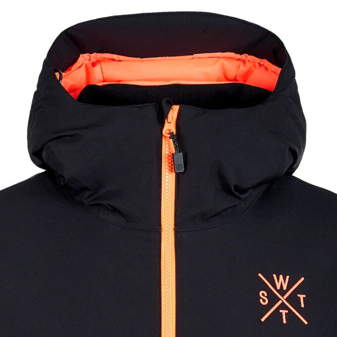 Chaqueta de esquí para hombre Watts X-Gamma Full Black: rendimiento y sobriedad