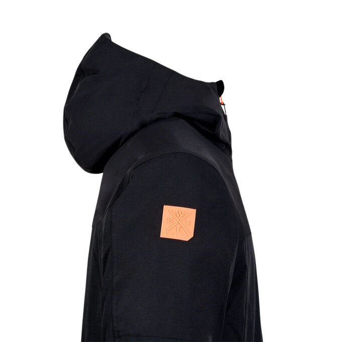 Chaqueta de esquí para hombre Watts X-Gamma Full Black: rendimiento y sobriedad