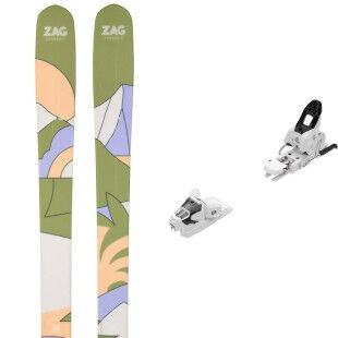 Skiset Zag SLAP 98 + Bindung : Größe der Skier - 180
