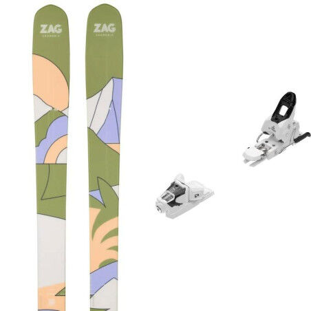 Skiset Zag SLAP 98 + Bindung : Größe der Skier - 180