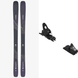 Pack of Salomon STANCE W 88 Black skis + bindings : Ski size - 161