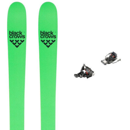 Pack of Black Crows NAVIS FREEBIRD skis + bindings : Colour - Green, Ski size - 167